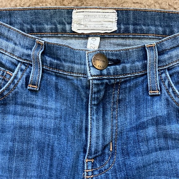 Current/Elliott The Stiletto Townsend Destroy Wash Skinny Jeans 27 - Picture 4 of 8